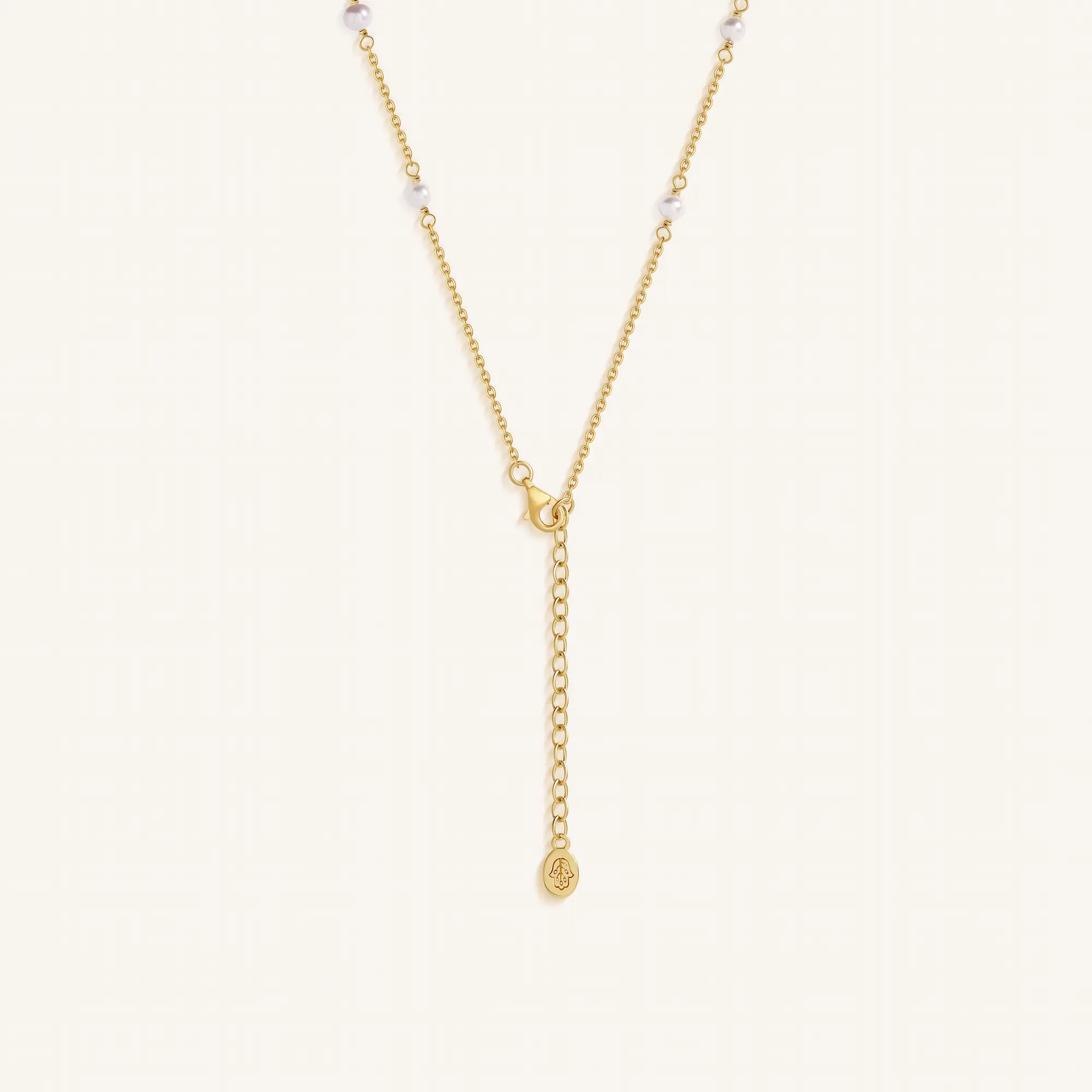 Treasured Intentions Pearl Engravable Necklace - Image 2