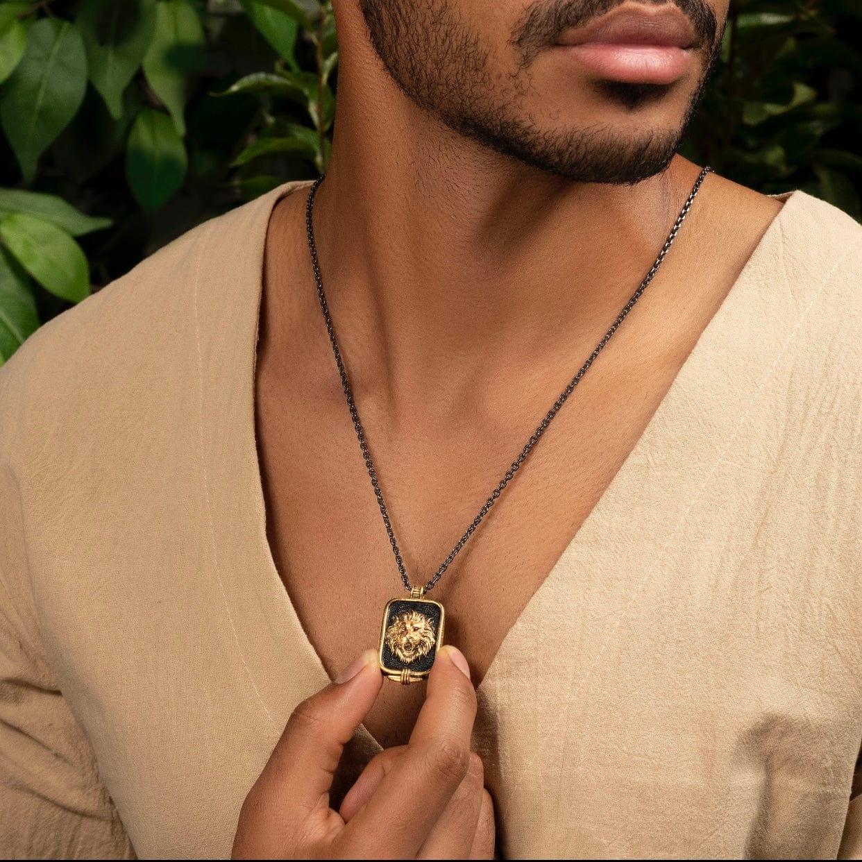 Ultimate Power Lion Box Pendant Necklace - Image 2