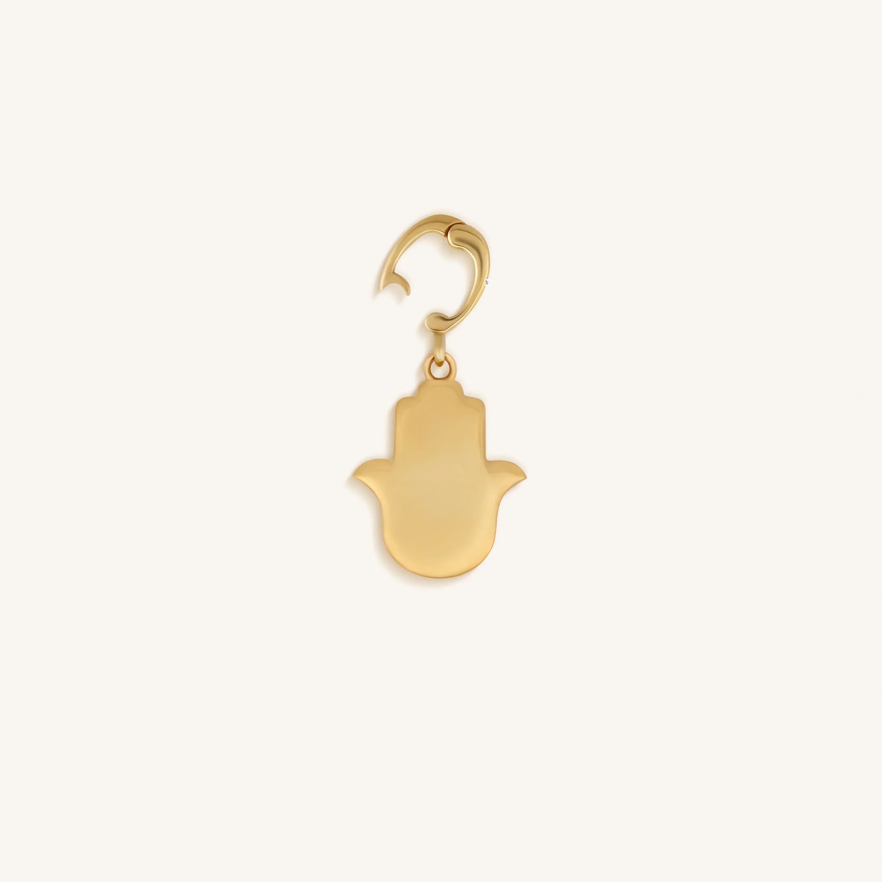 Ultimate Serenity Gold Hamsa Engravable Charm - Image 4