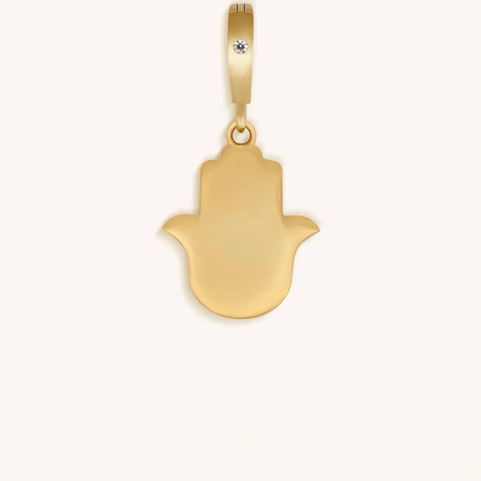 Abundant Blessings Malachite Hamsa Engravable Charm - Image 6