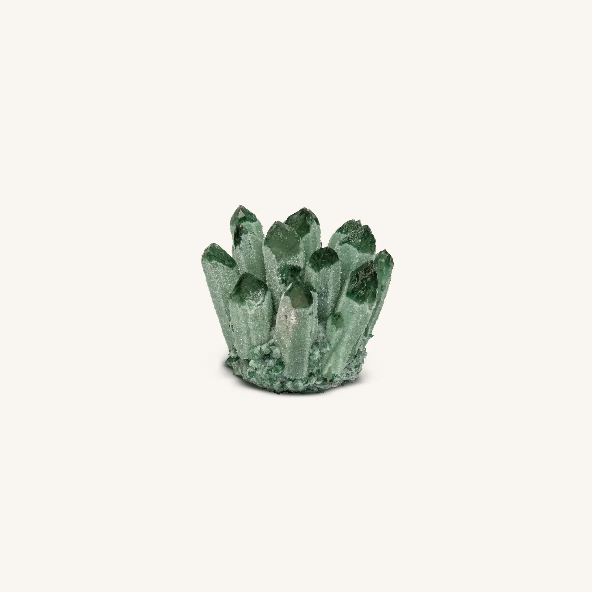 Verdant Oasis Green Quartz Cluster