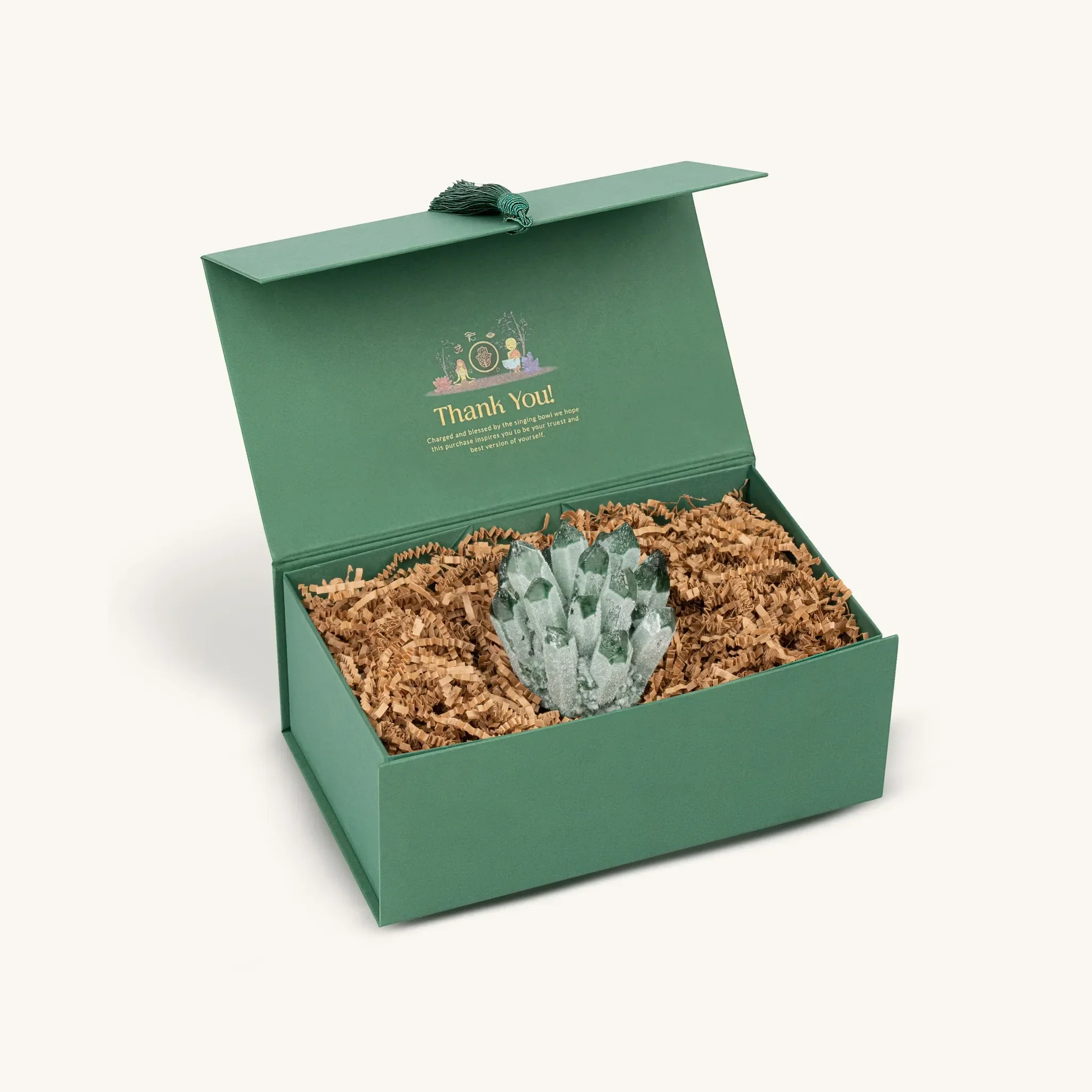 Verdant Oasis Green Quartz Cluster - Image 2