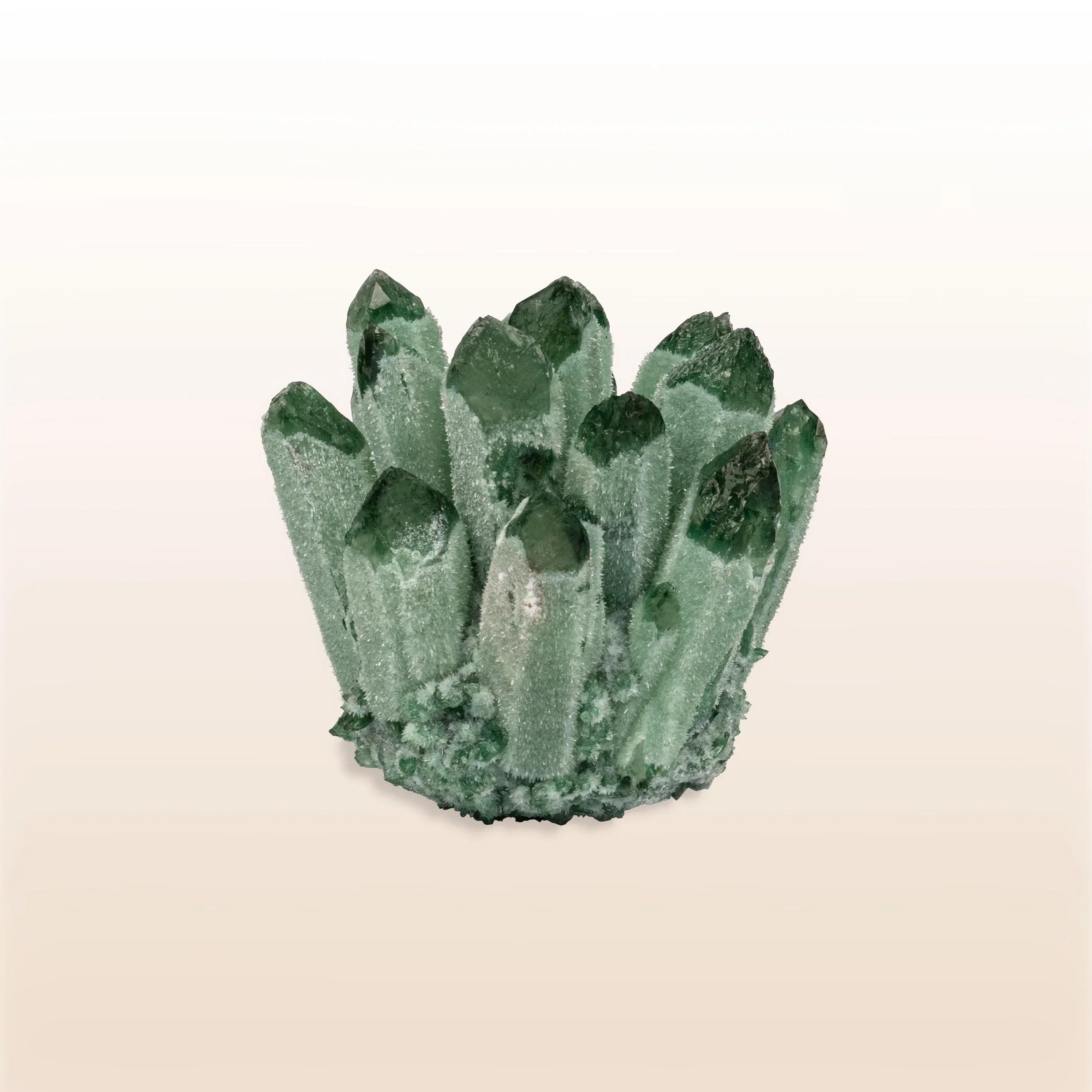 Verdant Oasis Green Quartz Cluster - Image 3