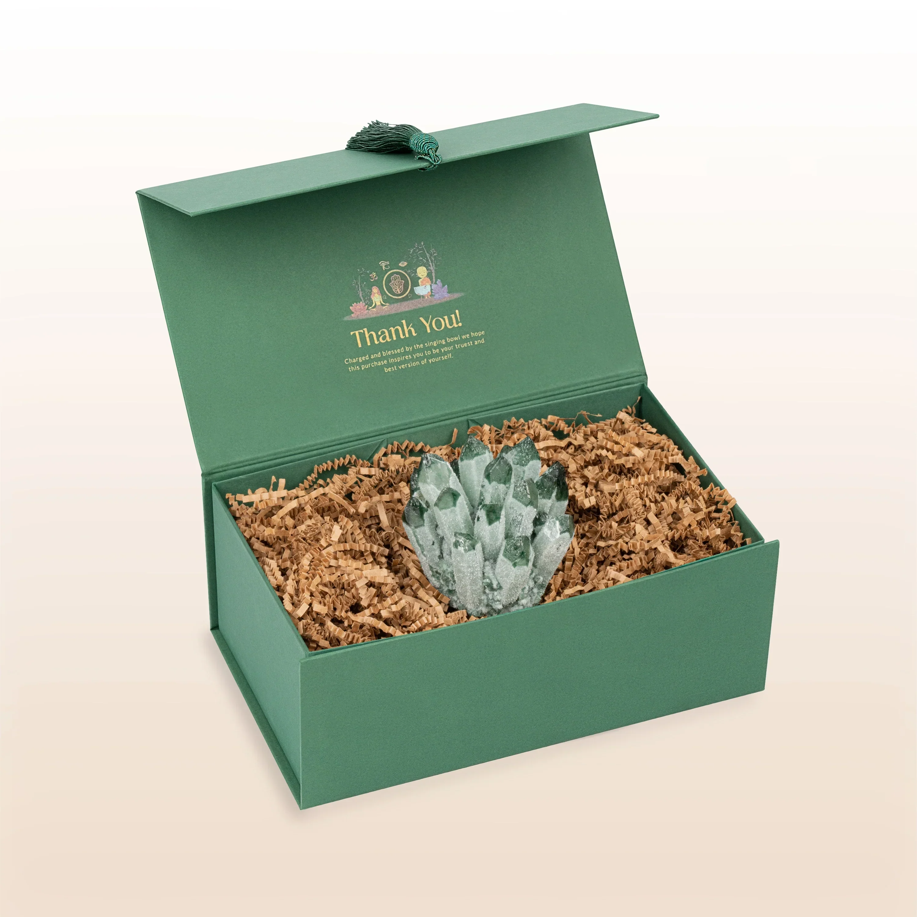 Verdant Oasis Green Quartz Cluster - Image 4
