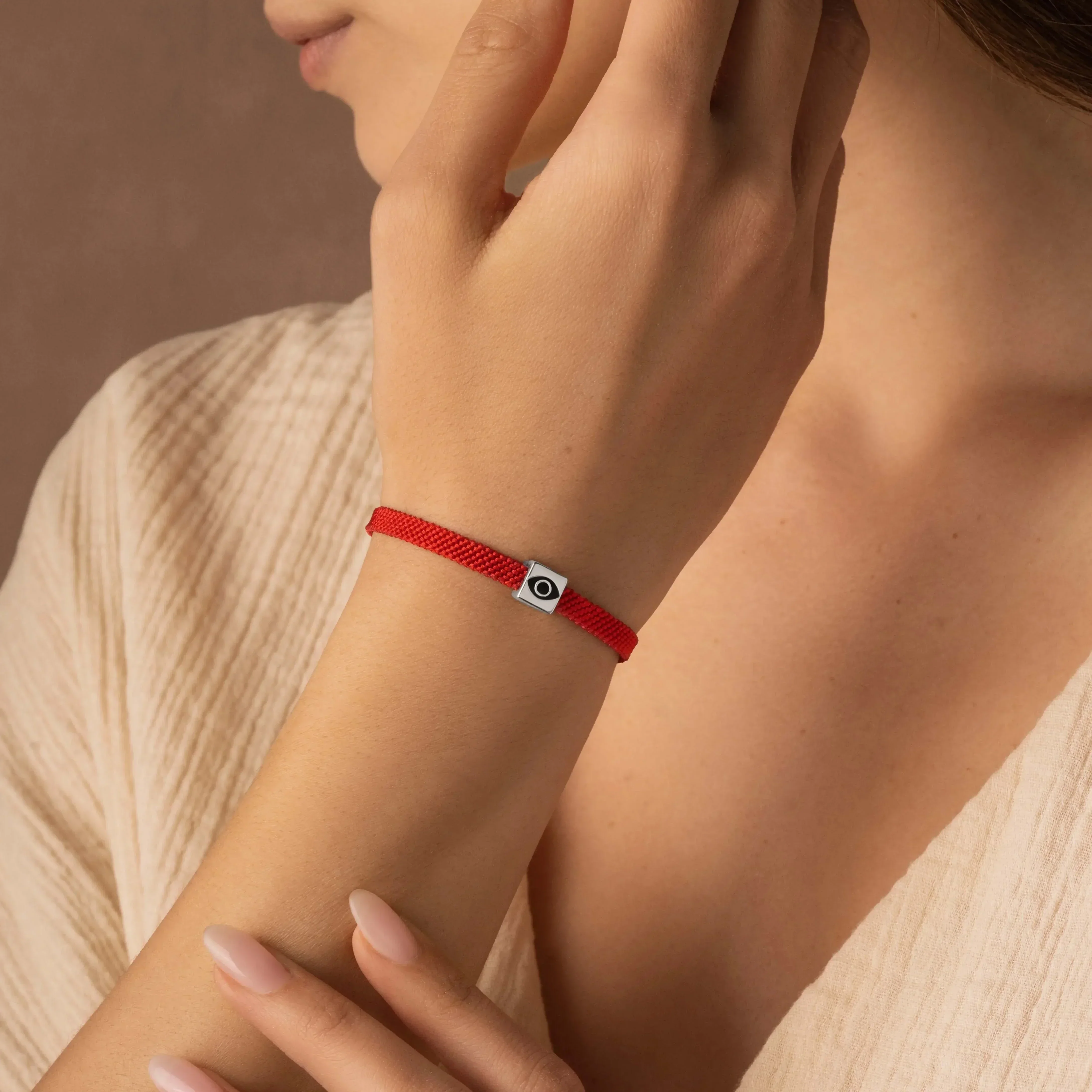 Watchful Eye Women's Red String Bracelet - Image 2