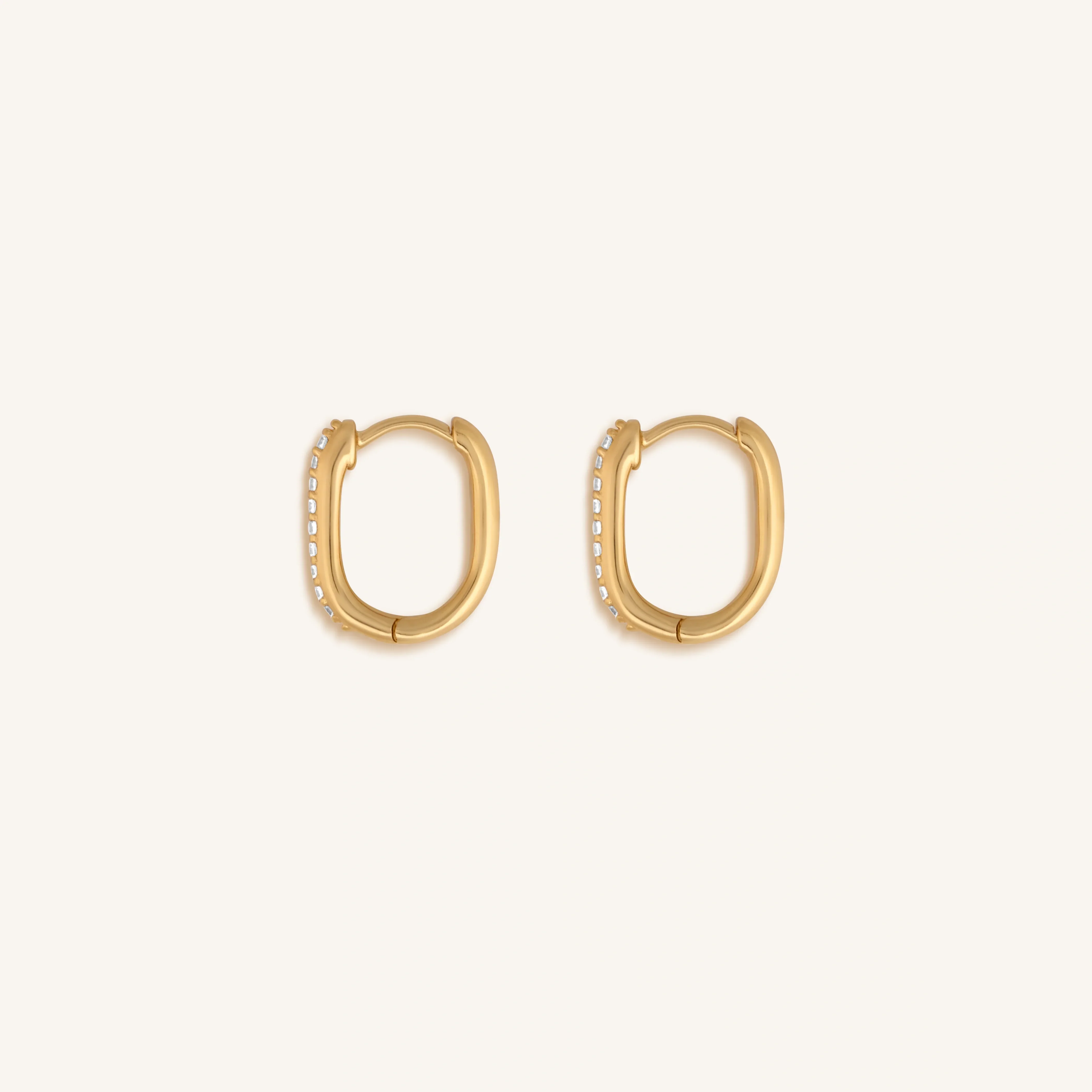 Welcomed Transformation Gold Hoop Earrings - Image 4