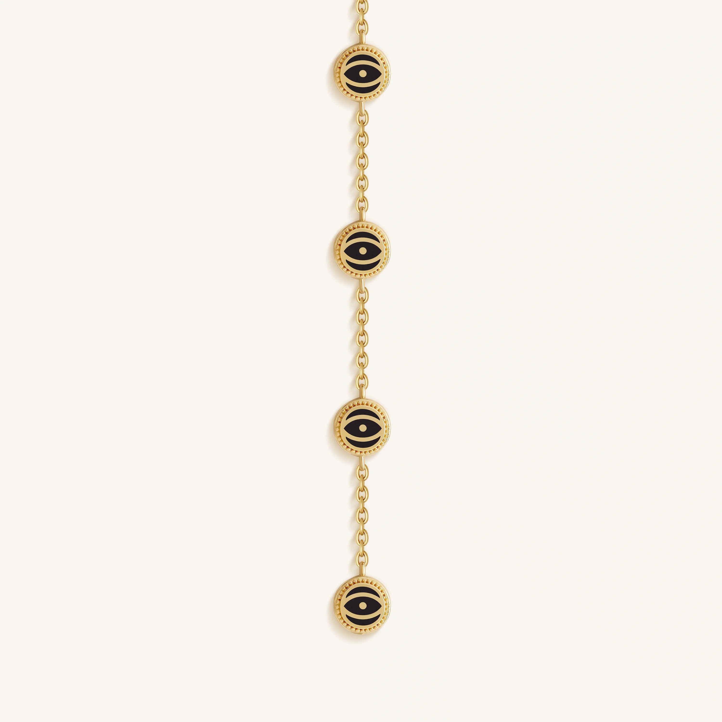Whispering Gaze Evil Eye Onyx Necklace - Image 4