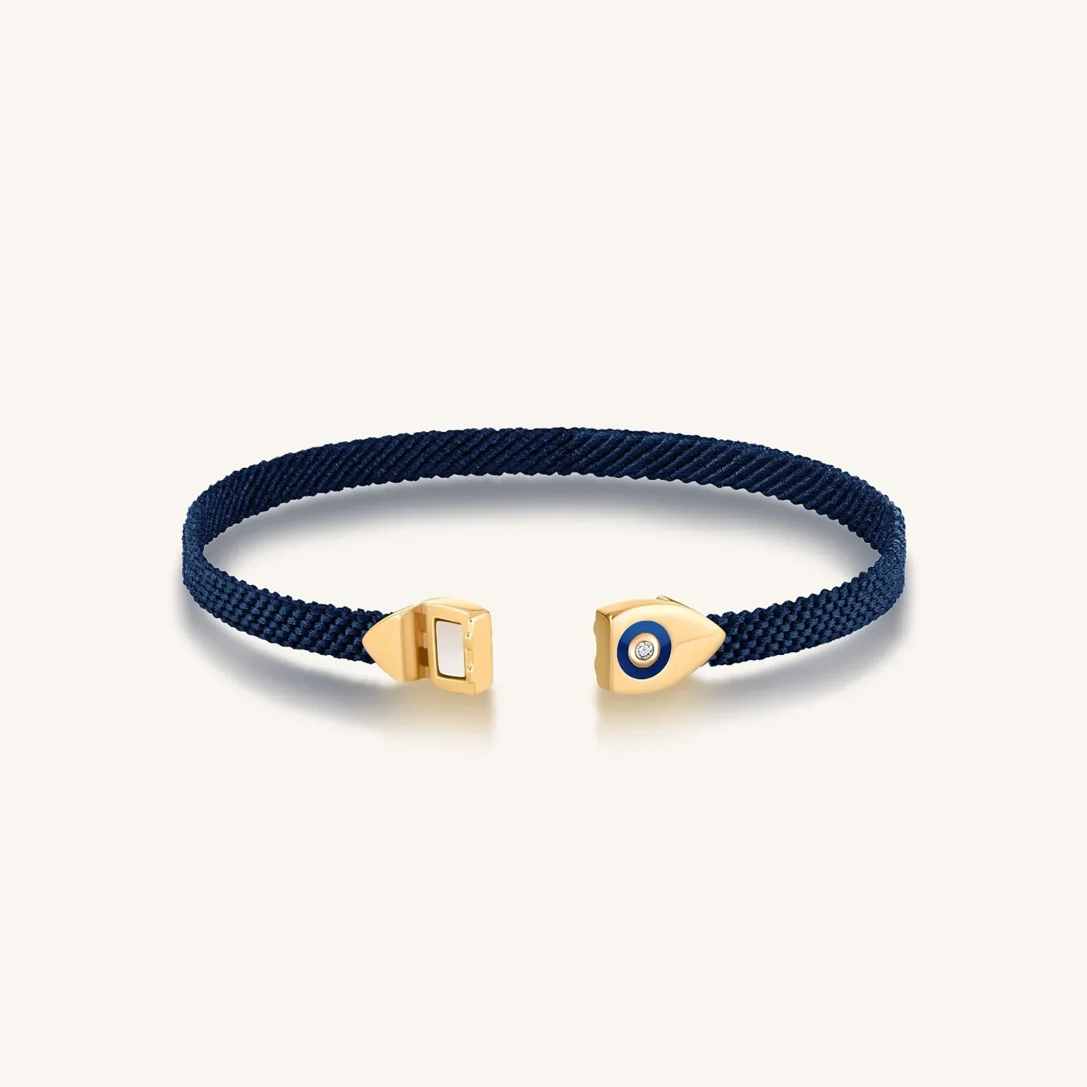 Women's Forward Vision Evil Eye Blue String Bracelet - Image 3